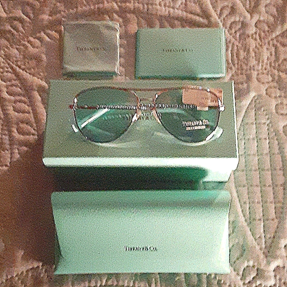 Tiffany & Co Tiffany Blue Aviator Sunglasses